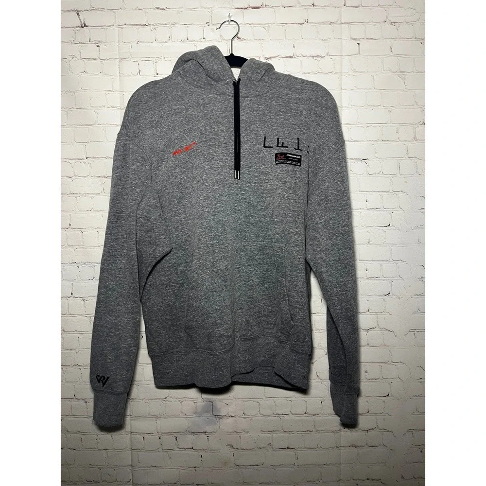 Jordan X Russell Westbrook Why Not? Pullover‎ Hoodie Mens Grey Sz Med